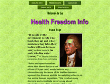 Tablet Screenshot of healthfreedom.info